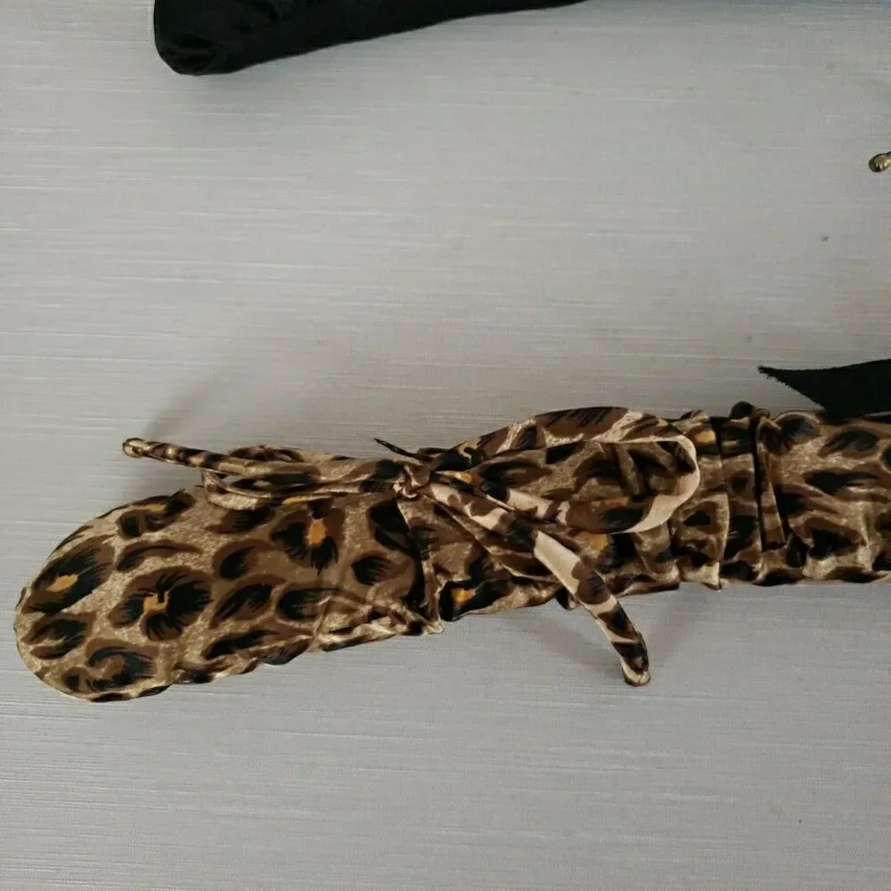 Padded Satin Fabric Covered Clothes Lingerie Hangers Brass Hook Wood Arms VTG